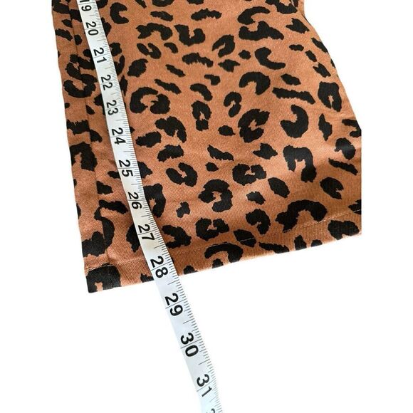 Umgee Jeans Womens Size 1XL Straight Leg Brown Black Animal Leopard Print NWT - Picture 8 of 9